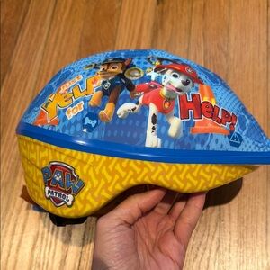 Paw Patrol Kids Bicycle, Scooter or Skaeboard Helmet - Blue & Yellow